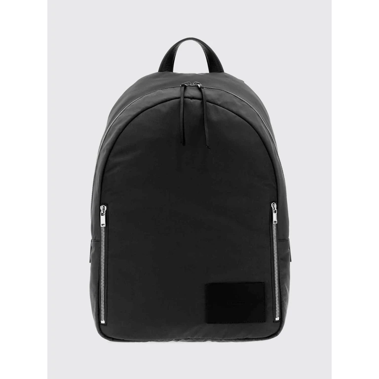 Nylon Backpack with Applied Logo and Adjustable Straps (J26WA5P9304001)