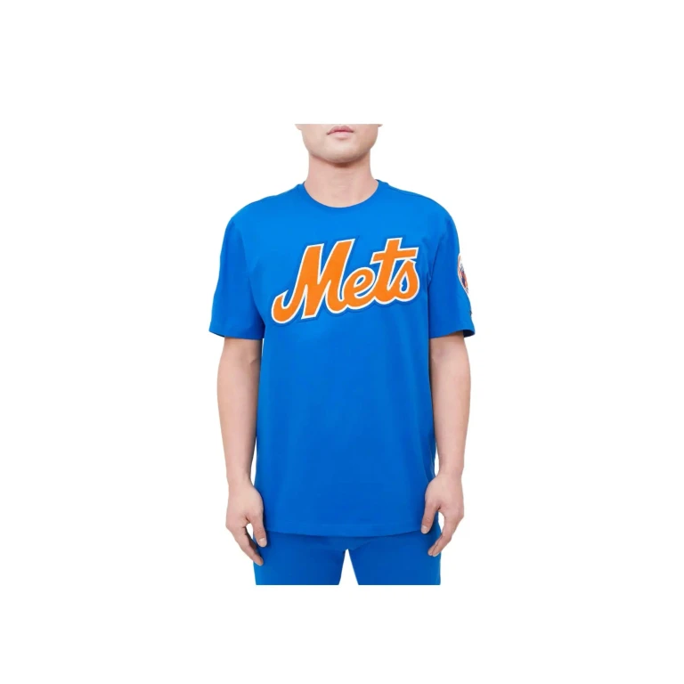 MLB New York Mets Pro Team Men's Shirt Royal Blue