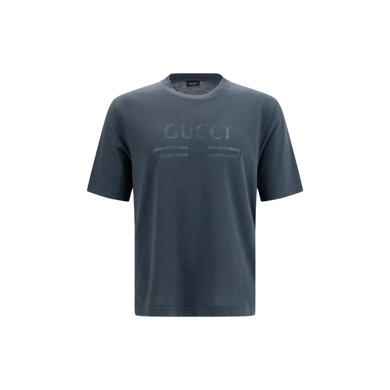 Gray Cotton T-Shirt - Men