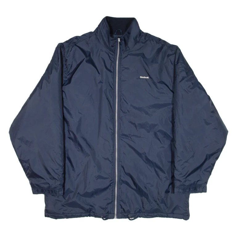 REEBOK Insulated Mens Jacket Blue Nylon L