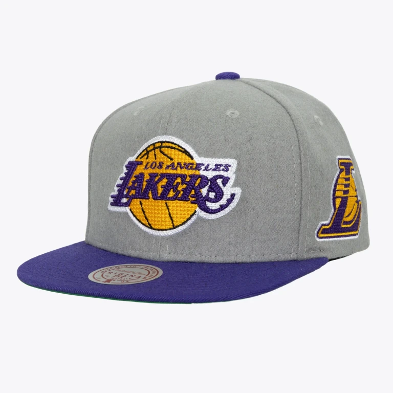 Men's NBA Melt Stitch Snapback Lakers Snapback Caps
