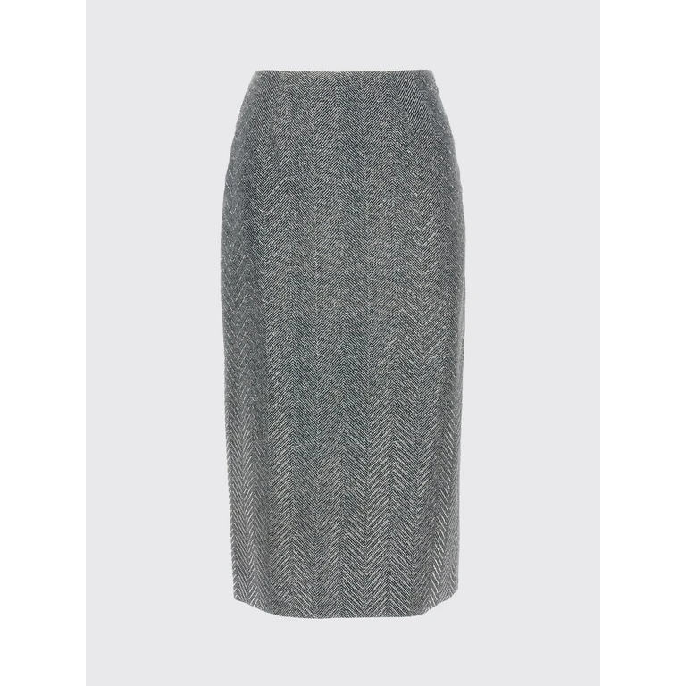 Saia Midi Ermanno Scervino - Cinzento