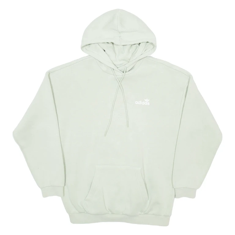 ADIDAS Womens Green Hoodie UK 10