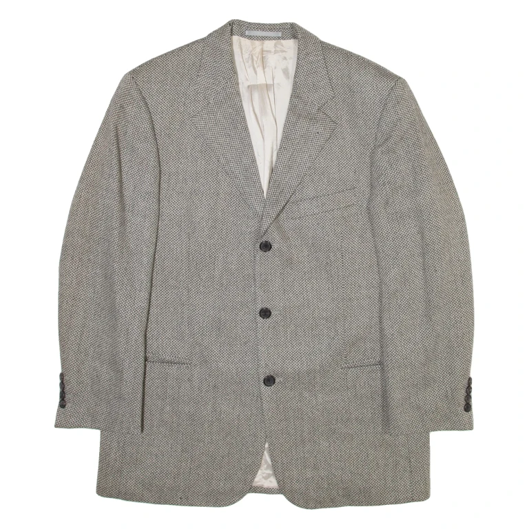 BOSS Mens Blazer Jacket Grey Wool M