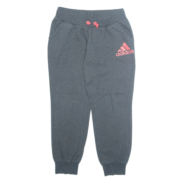 ADIDAS Womens Joggers Grey Tapered M W28 L29