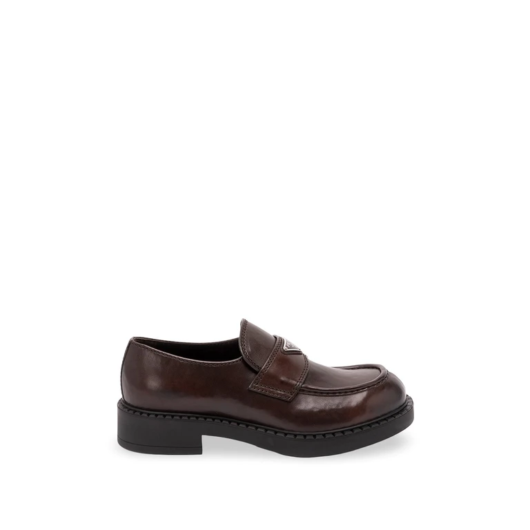Chocolate Leather Loafers