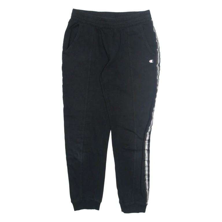 CHAMPION Mens Joggers Black Tapered M W28 L26