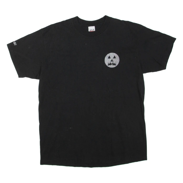 ANVIL Mens T-Shirt Black XL