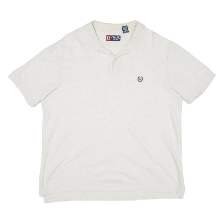 CHAPS Mens Polo Shirt Beige L