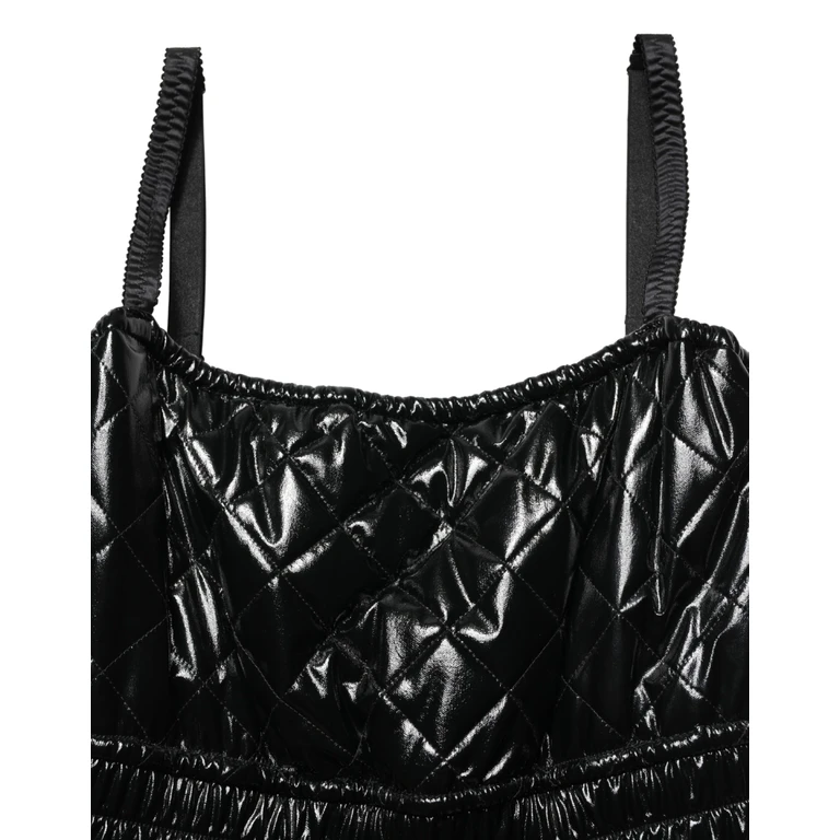 Dolce & Gabbana Black Sleeveless Romper Jumpsuit Dress Nylon Silk - Women