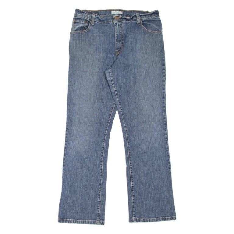 LEVI'S 550 Womens Jeans Blue Relaxed Bootcut Stone Wash W32 L30