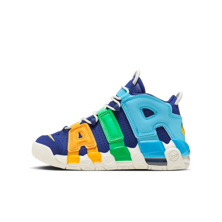 Grade School Air More Uptempo 'Kaleidoscope Gs' Sneakers