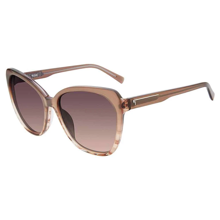 Brown Gradient Butterfly Ladies Sunglasses STU502 0WTP 58