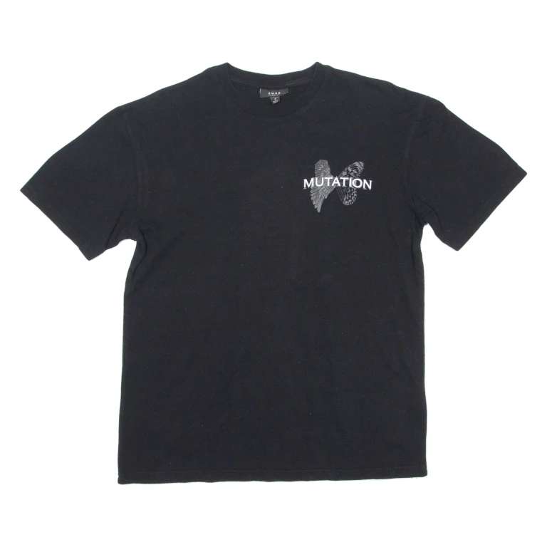 SMOG Mutation Mens T-Shirt Black Crew Neck S