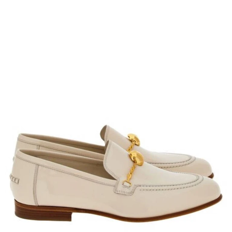 Vernice Leather Horsebit Loafers, Size 7 C