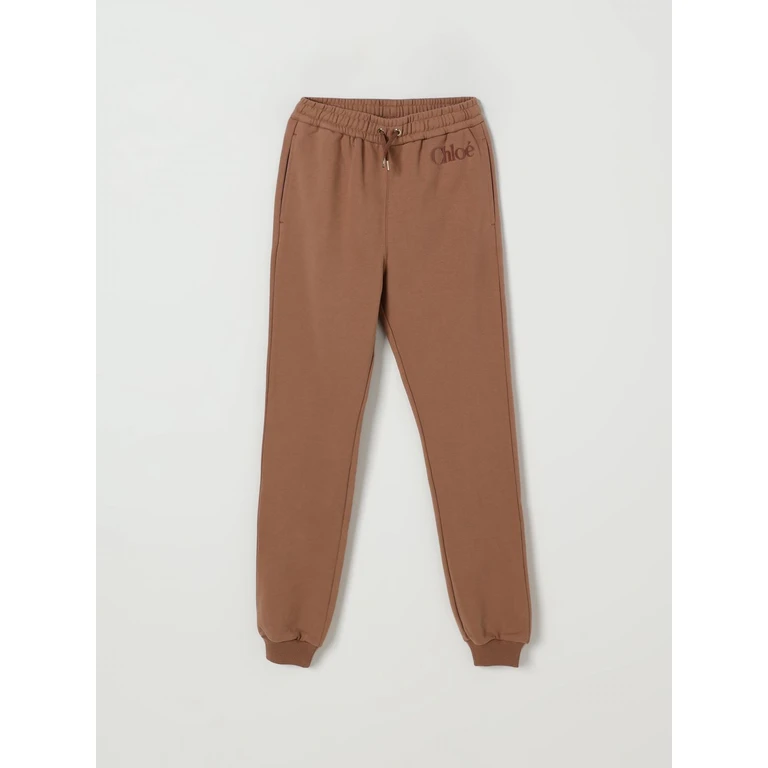 CHLOÉ Pants Kids color Brown (C2063131C)