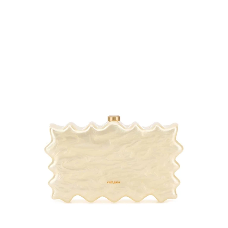 Ivory Acrylic Paloma Clutch Exterior: Borse A Mano - Women