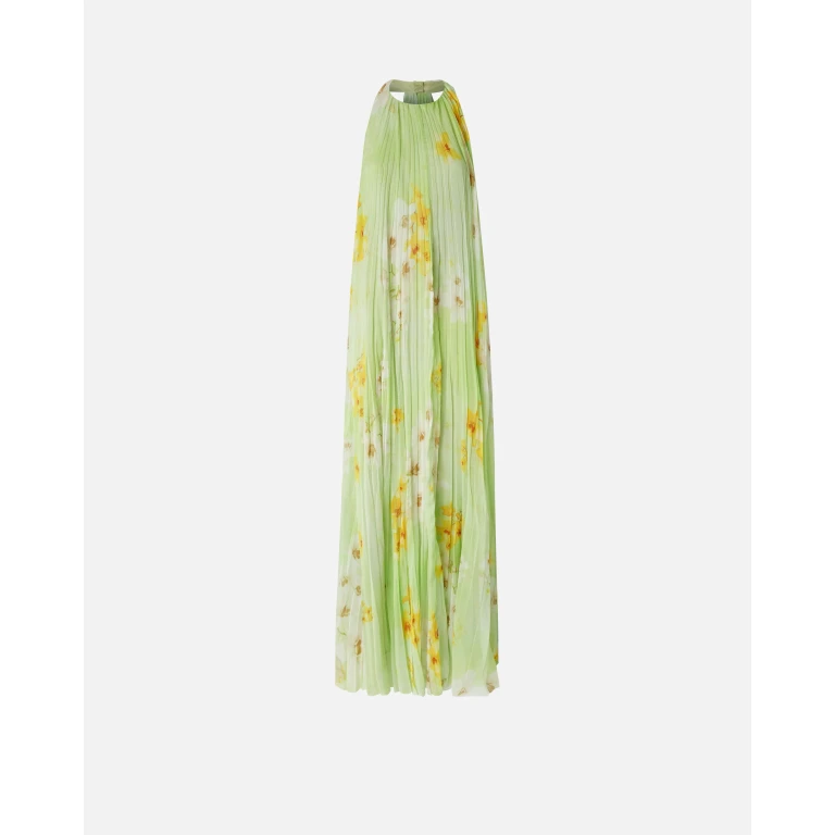 Pinko - Robe longue plissée à imprimé floral - 36