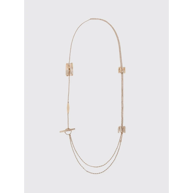 Tenzone Metal and Resin Crewneck Necklace with Embroidered Details (2614751091600001)