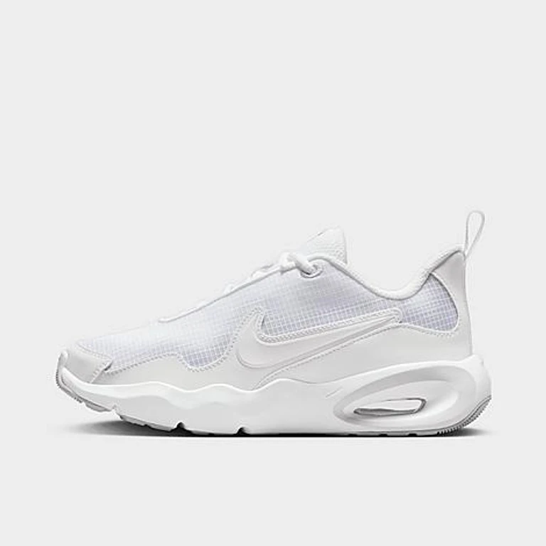 Nike Big Kids Air Max Nova Casual Shoes in White/Pure Platinum Size: 1.0
