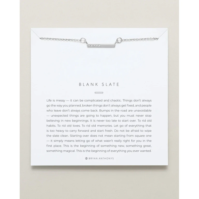 Blank Slate Necklace