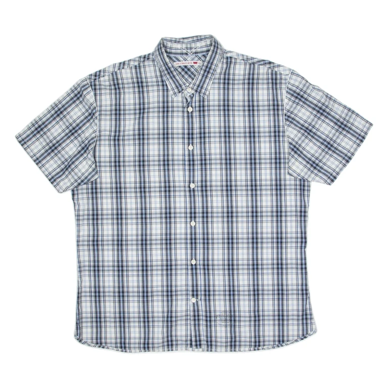 LEVI'S Mens Shirt White Check XL