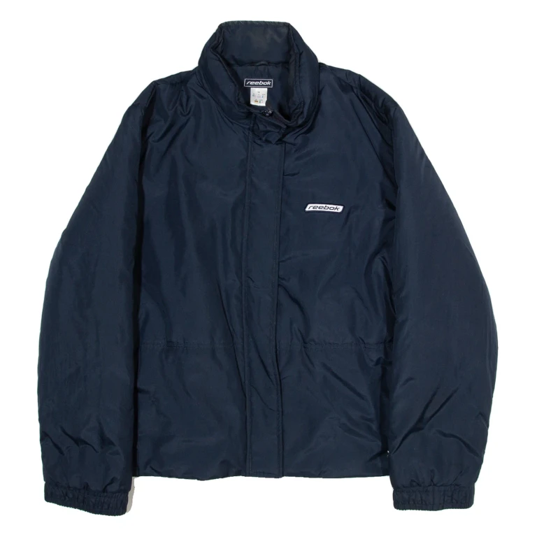 REEBOK Insulated Womens Puffer Jacket Blue UK 16