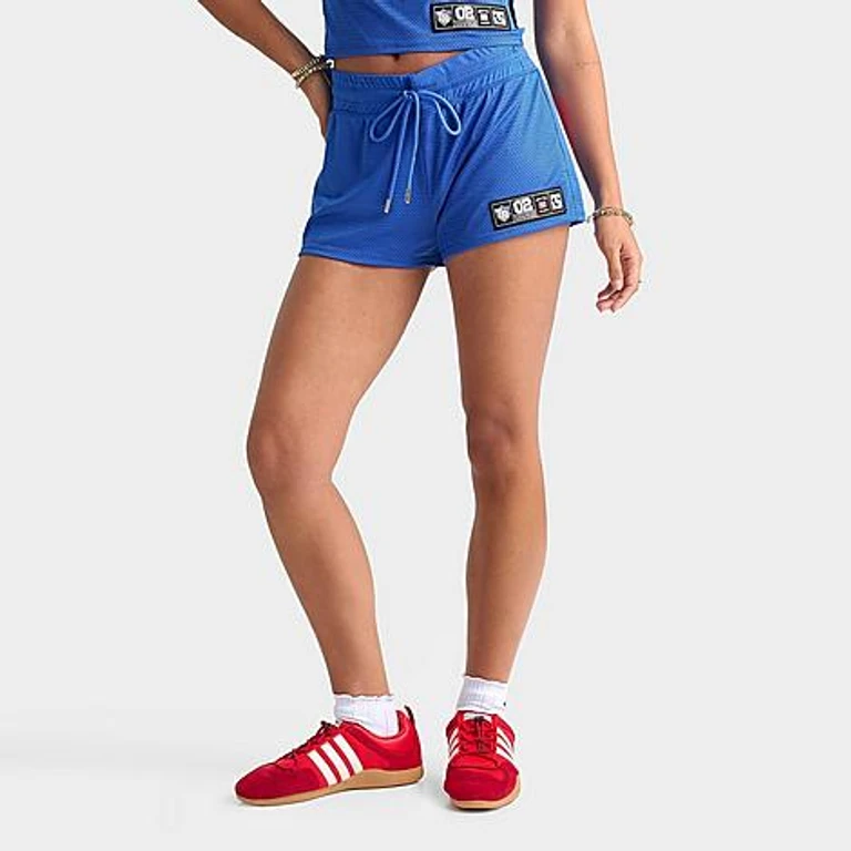 True Religion Women's Sporty Mesh Shorts in Super Sonic Size: XS