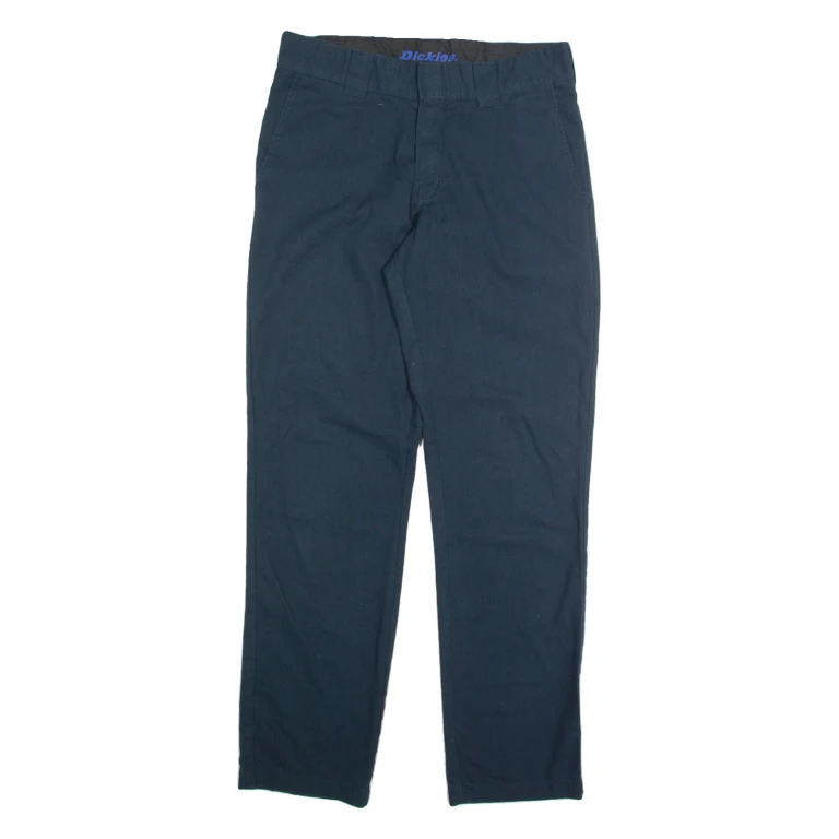 DICKIES Chino Mens Trousers Blue Regular Straight W32 L32