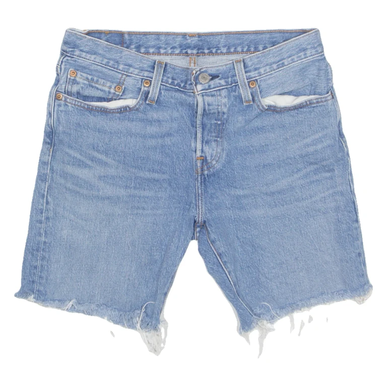 LEVI'S Cut Of 501 Womens Denim Shorts Blue M W30