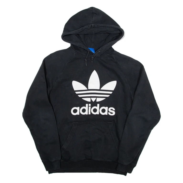 ADIDAS Womens Black Hoodie M