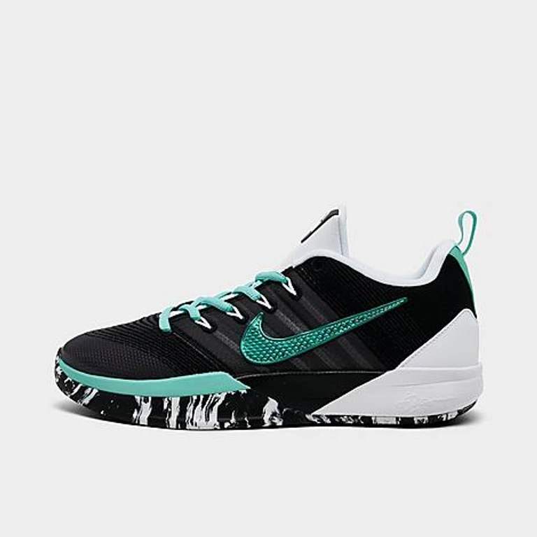 Nike Big Kids Sabrina 3 Basketball Shoes in Black/White/Mint Size: 3.5