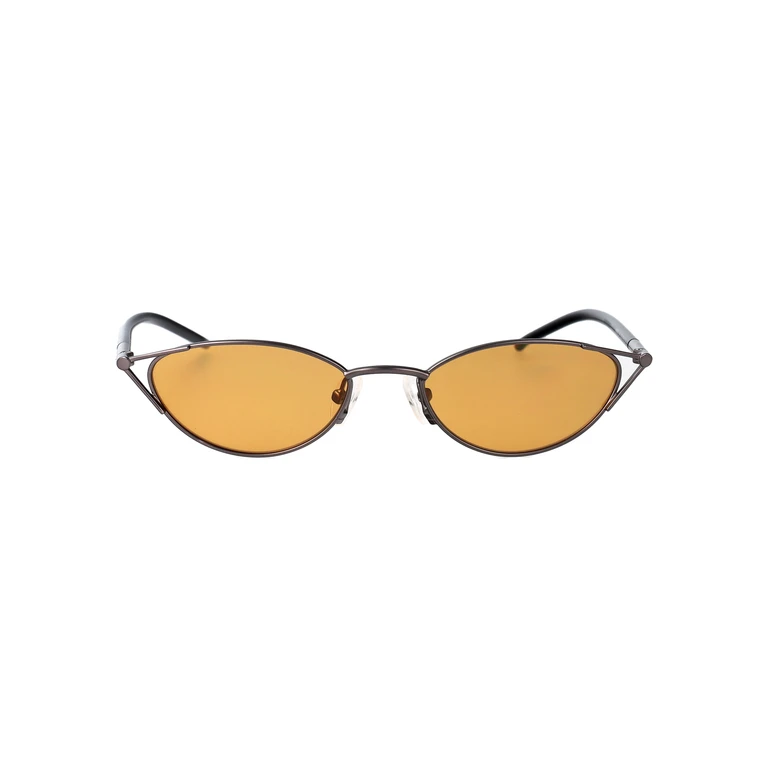 Alexander McQueen Am0563s 003 Silver-havana-red Metal Sunglasses - Women