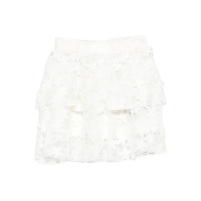 Balmain Jupe Midi - Blanc (BY7A91U0263100)