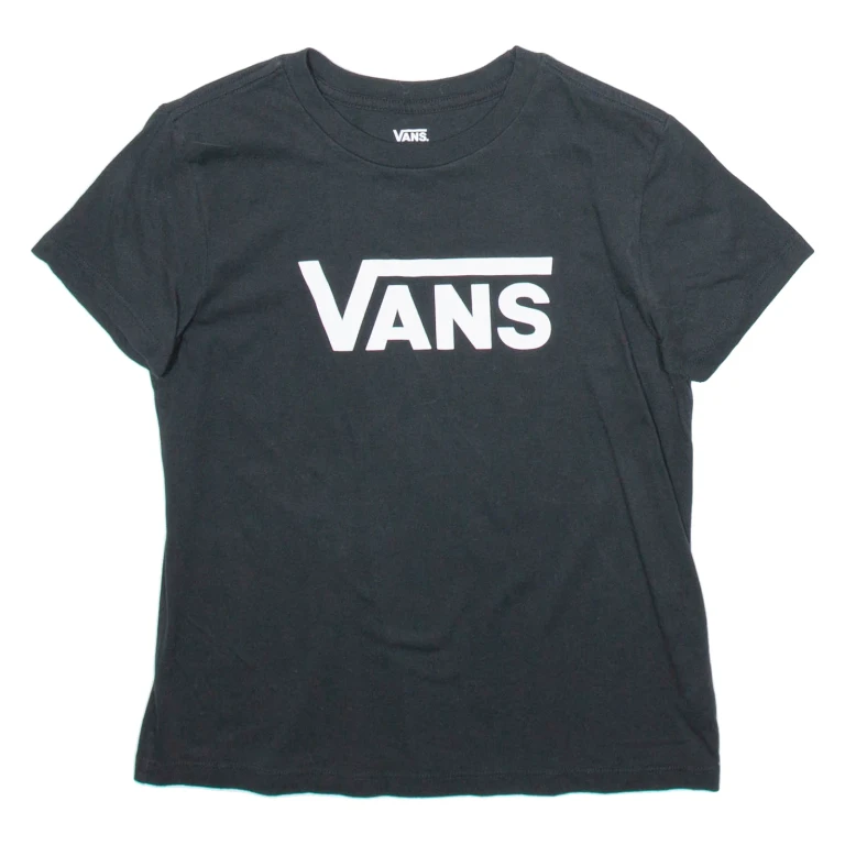 VANS Womens T-Shirt Black S