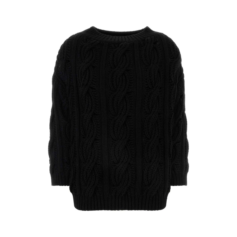Valentino Garavani 5b0kc59l8v7 0no Nero Exterior: Virgin Wool Maglieria