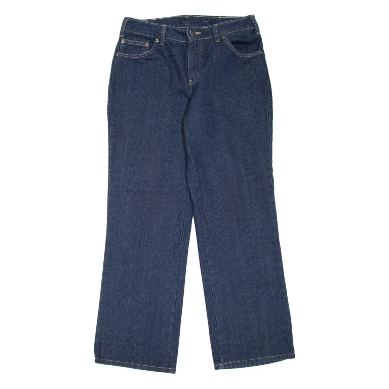DICKIES Blanket Lined Workwear Womens Jeans Blue Relaxed Straight W30 L31