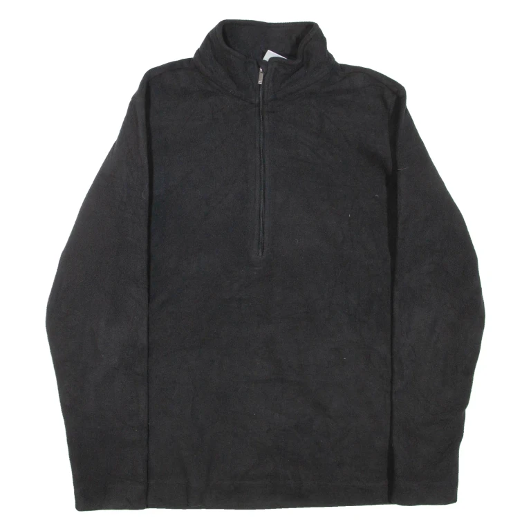 NIKE Golf Mens Fleece Black 1/4 Zip L