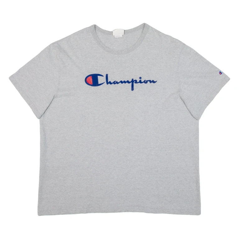 CHAMPION Mens T-Shirt Grey 2XL