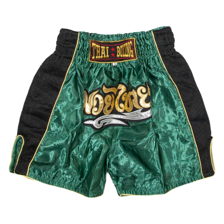 Thai Boxing Mens Sports Shorts Green M W20