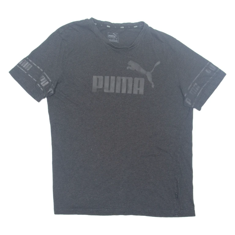 PUMA Mens T-Shirt Grey L (II1-281024-5943)