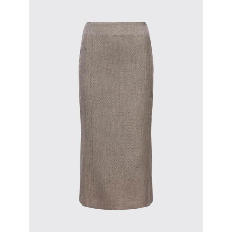 Skirt Woman color Beige (S62ME0017M35636001F)