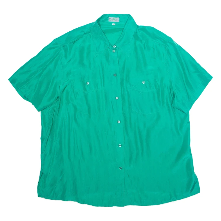 Womens Blouse Green 2XL