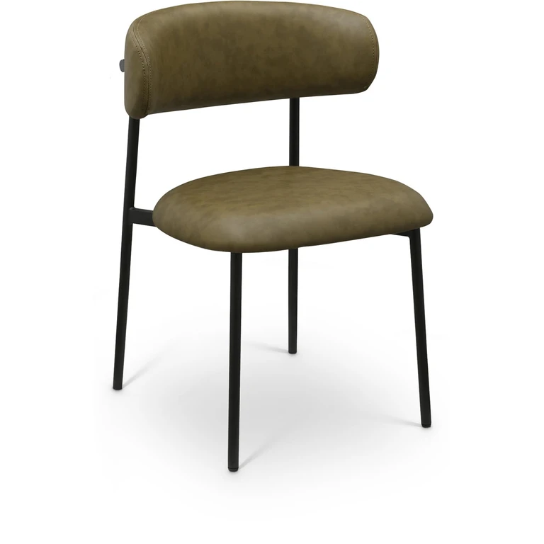 Lupita Olive and Black Dining Chair, Set of 2
