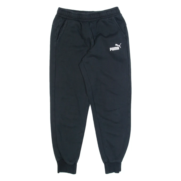PUMA Mens Joggers Black Tapered M W26 L28