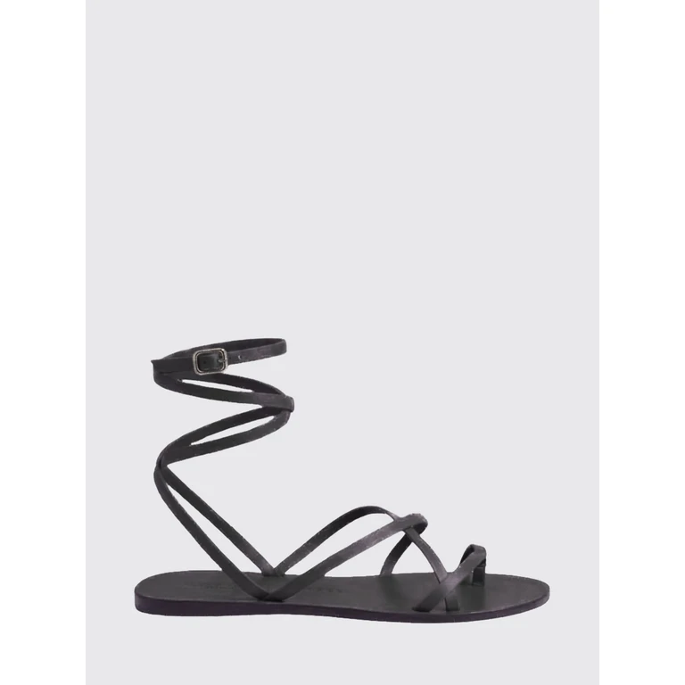 Heeled Sandal Woman color Black (M49Y0BLACKANKLESTRAP)