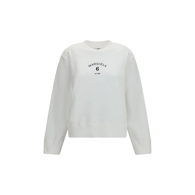 White Cotton Sweatshirt Clothing - Women