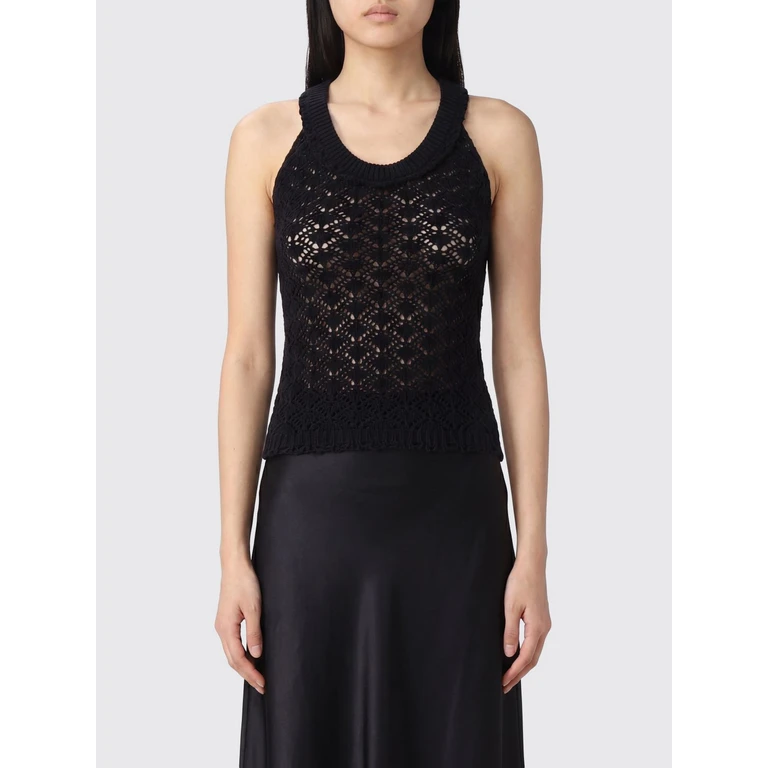 Slim Fit Off-The-Shoulder Crochet Top with Round Neckline (2M692AN0990)