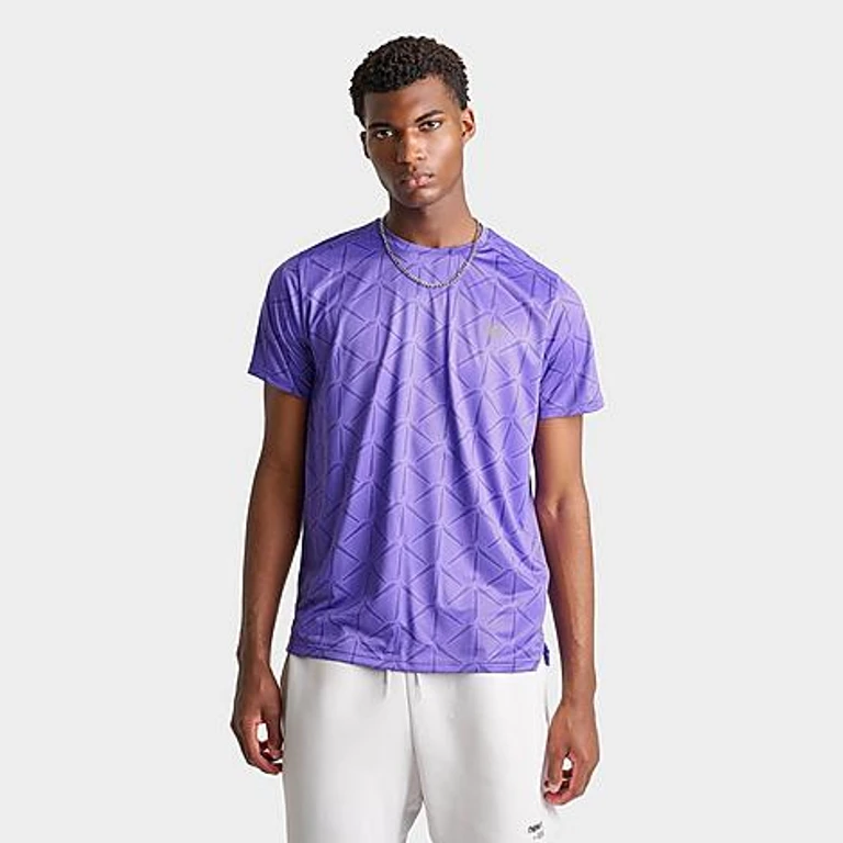 New Balance Men's Sport Essential Printed T-Shirt in Purple Size: Small