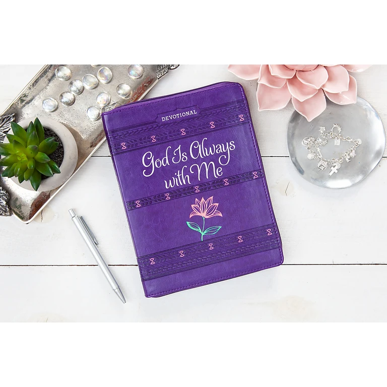 God is Always with Me (Zippered Devotional)